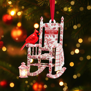 Heaven Cardinal Toile de Jouy Ornament - Personalized Gifts For Loved Ones 04pgta060925 - Ornament - GoDuckee