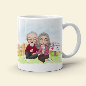 I Love You Through And Through Yesterday, To Day And Tomorrow- Personalized Coffee Mug -Gift For Couple- Couple Coffee Mug- 04dnhi291122hh - Coffee Mug - GoDuckee