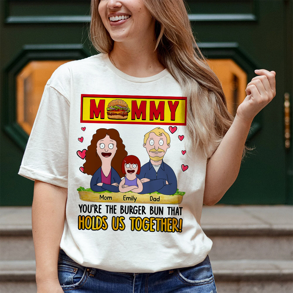 Personalized Gifts For Mom Shirt Mommy Burger 01DTDT110325HG - Shirts - GoDuckee