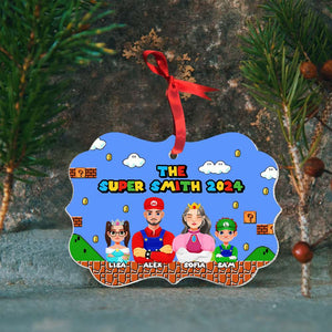 Personalized Gift for Family, Family Christmas Ornament, Tree Decor 02TOMH280824PA - Ornament - GoDuckee