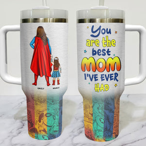 Personalized Gifts For Mom Tumbler 02QHPU230424PA Mother's Day Gift For The Best Mom We Had - Tumbler Cups - GoDuckee