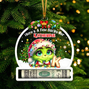 Personalized Christmas Gifts For Kids Money Holder Ornament 02KAMH121024 - Ornament - GoDuckee