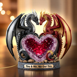 Fantasy Love Acrylic Light Box - Personalized Gifts For Couples 04PGQN271125 - Light Box - GoDuckee