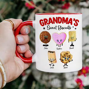 Personalized Christmas Gifts For Grandma Coffee Mug 01hutn051024 Grandma's Sweet Biscuits - Coffee Mug - GoDuckee