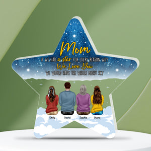 Personalized Gifts For Mom Plaque We Love You - Shaped Plaques - GoDuckee