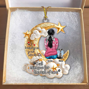 Personalized Christmas Gifts For Cat Lovers Acrylic Ornament 05HULU231024TM - Ornament - GoDuckee