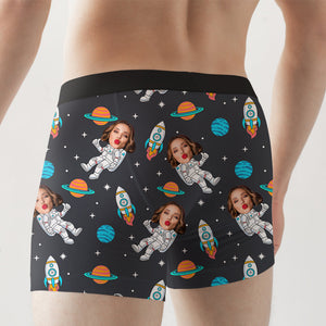 Custom Photo Funny Gifts For Him Men's Boxers 04totn181224 - Boxer Briefs - GoDuckee