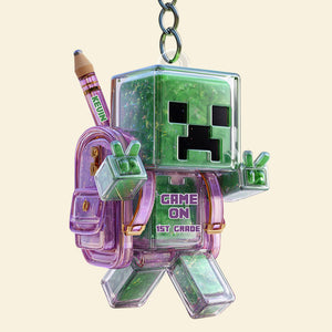 Pixel Gamer Keychain Personalized Back To School Gifts For Kids 02TGDT280725 - Keychains - GoDuckee
