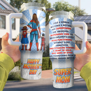 Personalized Gifts For Mom Tumbler Multitasking Powers 03htpu010324pa - Tumbler Cups - GoDuckee