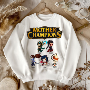 Personalized Gifts For Mom Shirt Mother Of Champions 02OHLU070225 - Shirts - GoDuckee