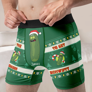 Personalized Christmas Gifts For Him, Naughty Couple Men's Boxer 06KADC170824 - Boxer Briefs - GoDuckee