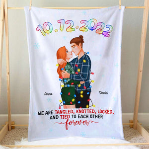 Couple Loving Each Other - Personalized Blanket - Gifts For Couple 04TOPU281123DA - Blanket - GoDuckee