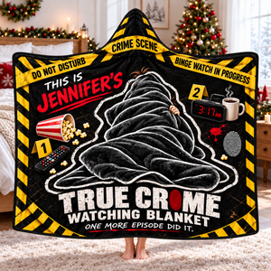 This Is My True Crime Watching Blanket - Personalized Christmas Gifts For True Crime Lovers 03haqn191026
