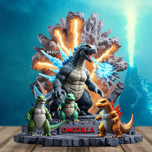 Majestic Dad Acrylic Plaque - Personalized Gift For Father 04QHPU100425 - Shaped Plaques - GoDuckee