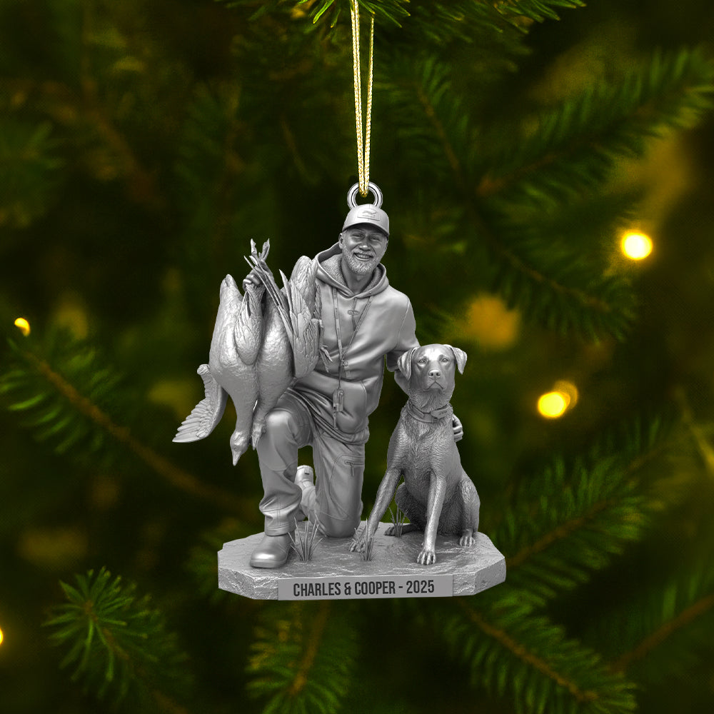 Hunting Trophy Moment Christmas Ornament, Personalized Gifts For Hunting Lovers 01qhtn290825 - Ornament - GoDuckee