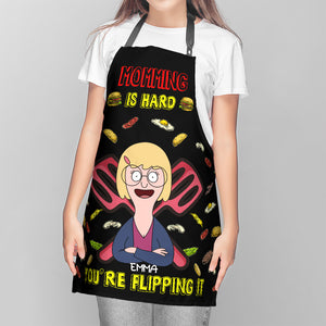 Personalized Gifts For Moms Aprons Momming Is Hard 03TOLU230125HG - Aprons - GoDuckee