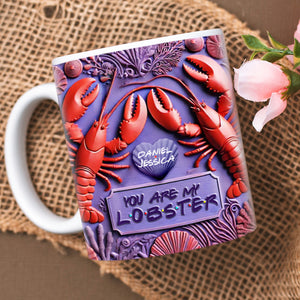 Personalized Gifts For Couple Mug, Lobster Couple 03QHLU101224 - Coffee Mug - GoDuckee