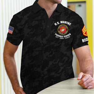 Custom Military Rank Gifts For Veteran Shirt 05naqn040724 - AOP Products - GoDuckee