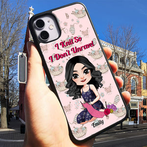 Personalized Gifts For Girl Phone Case Knit Lover 041XQMH260724HH - Phone Case - GoDuckee