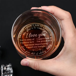 Personalized Gifts For Couple Engraved Whiskey Glass 01htpu030624 - Drinkware - GoDuckee