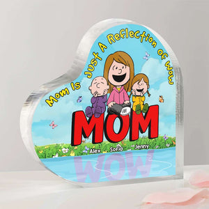 Personalized Gifts For Mom Heart Shape Plaque 05TOMH100125HH - Shaped Plaques - GoDuckee