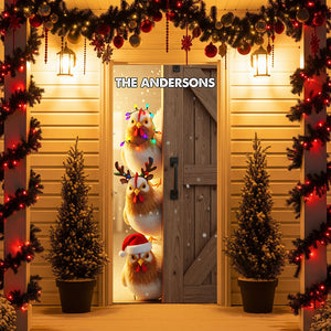 Farm Animals Door Cover - Personalized Gifts For Family 01pgta220825 - Door Covers - GoDuckee