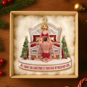 Personalized Funny Gifts For Couple Christmas Ornament 04ohtn151125 - Ornament - GoDuckee