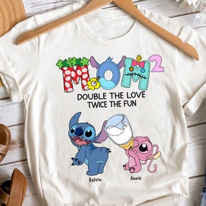Personalized Gifts For Mom Shirt Double The Love Twice The Fun 04QHHN230324 - 2D Shirts - GoDuckee