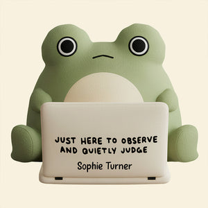 Frog Coworker Pillow Personalized Gifts For Coworker 07KIDT201125 - Pillow - GoDuckee