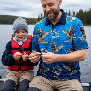Marvelous Fishing Dad Polo Shirt - Custom Photo Gifts For Dads 02qhqn090526 - Polo Shirts - GoDuckee
