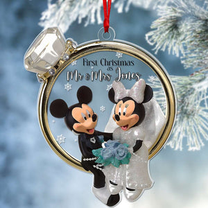 Personalized Gifts For Couple Christmas Ornament 01NALU190924 - Ornament - GoDuckee