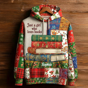 Book Lover Girl Hoodie Personalized Gifts For Book Lovers 03tgtn191125 - AOP Products - GoDuckee