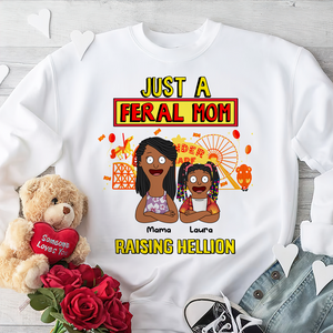 Personalized Gifts For Mom Shirt 02kapu080325hg Just A Feral Mom - Shirts - GoDuckee