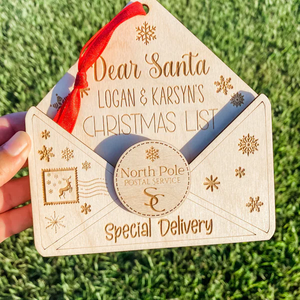 Letter To Santa Personalized Christmas Ornament 55acxx280824 - Ornament - GoDuckee