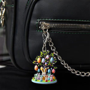 Personalized Gifts For Easter's Day Keychain Bunny Kids 04OHMH100225 - Keychains - GoDuckee