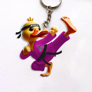 Personalized Gifts For Karateka Keychain Duck Karate 01ohpu201224 - Keychains - GoDuckee