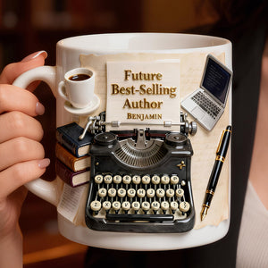 Future Best-Selling Author Coffee Mug - Personalized Gifts for Writers 04NADT220126 - Coffee Mug - GoDuckee