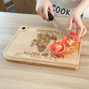 Personalized Gifts For Chefs, Cooking Lovers Cutting Board 02hutn200724 Funny Man Cooking In The Kitchen - Boards - GoDuckee