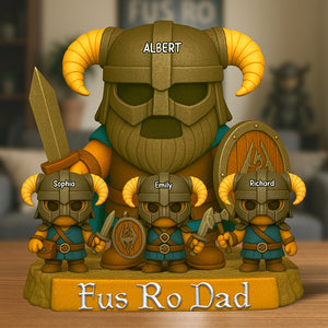 Game Dad Plaque - Personalized Gifts For Dad 04naqn050525 - Shaped Plaques - GoDuckee