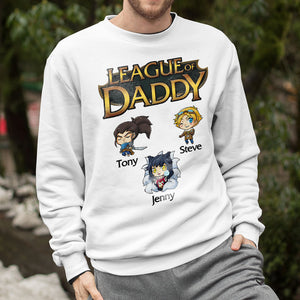 League Of Daddy Personalized Shirt 05DNPO260523 - Shirts - GoDuckee