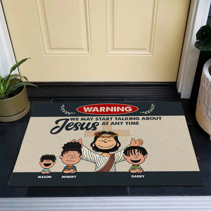 Personalized Gifts For Family Jesus Doormat 01OHMH150125HH - Doormat - GoDuckee