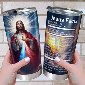 Gifts For Jesus Lover Tumbler, Jesus Facts 01XQLU180325 - Tumbler Cup - GoDuckee