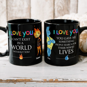 I Love You, Personalized Couple Mug 01HTHN280623 - Coffee Mug - GoDuckee