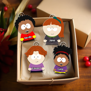 Personalized Gift For Kid Ornament, Cute Mischievous Kids 02qhhu221124hg - Ornament - GoDuckee