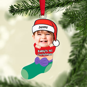 Custom Photo Gifts For Kids Christmas Ornament 02natn110924 - Ornament - GoDuckee