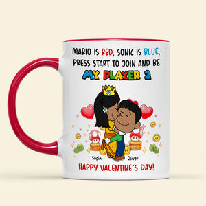 Personalized Gifts For Game Lover Coffee Mug Couple Valentine 03XQMH071224HG - Coffee Mug - GoDuckee