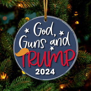 God Guns 2024 Ornament 03acqn110724 - Ornament - GoDuckee