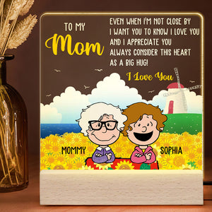Personalized Gifts For Mom LED Light 02XQDT201224HH - Led Night Light - GoDuckee