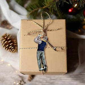 Personalized Gifts For Golf Lovers Acrylic Ornament 05acqn111124tm - Ornament - GoDuckee