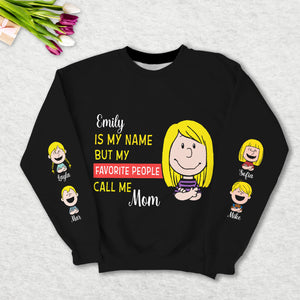 Personalized Gifts For Mom Shirt Cartoon Mom 01TOMH250325HH - AOP Products - GoDuckee